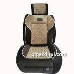 茧绒咖色拼色四季垫